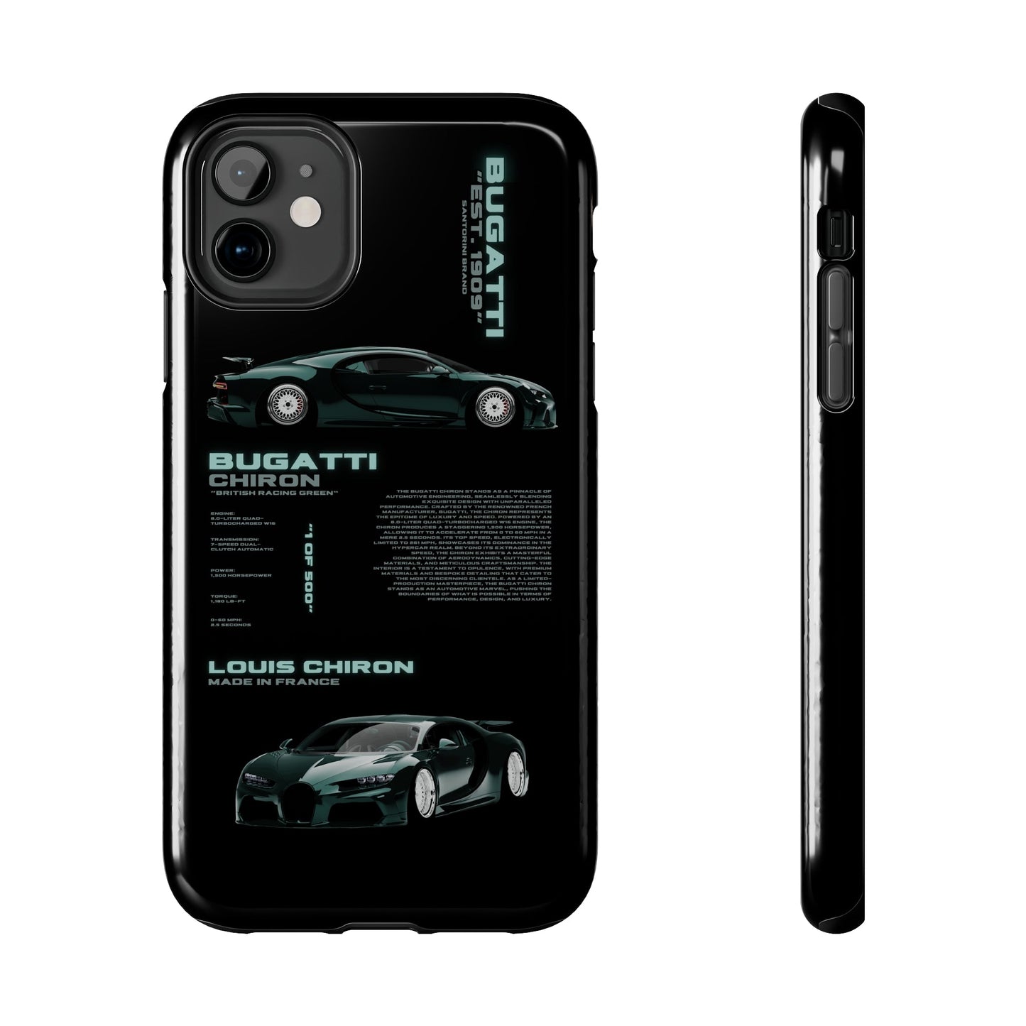 "Bugatti" Black Case