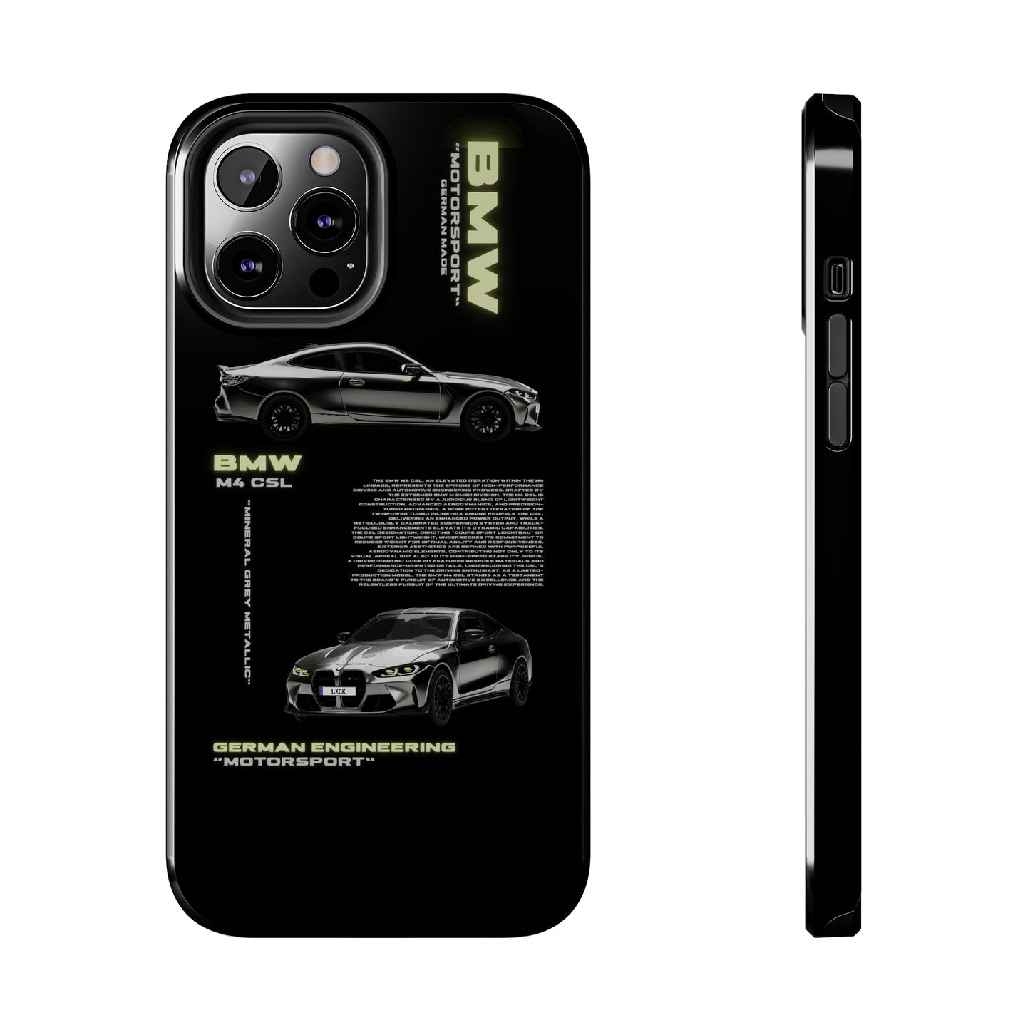 "M4 CSL" Black Case