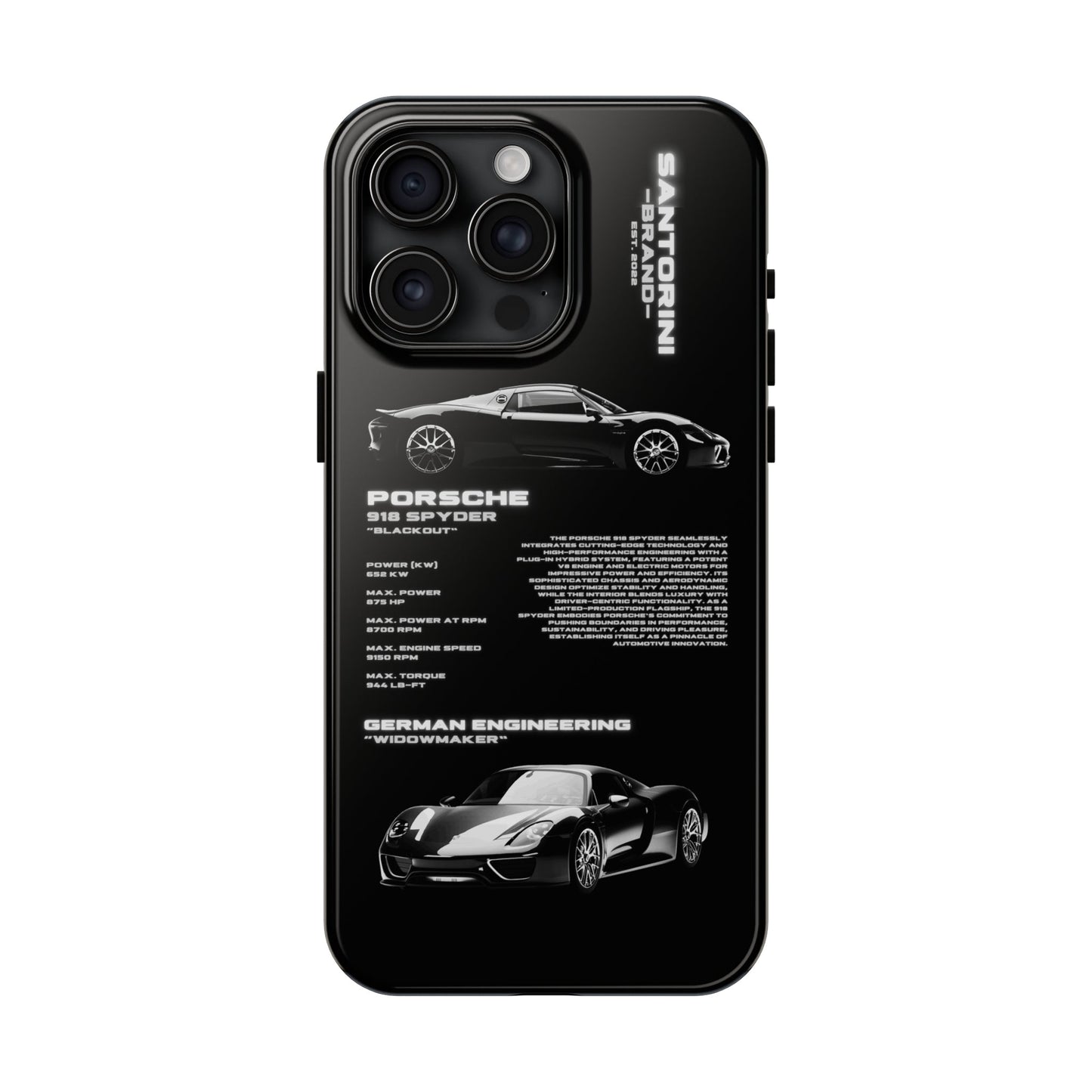 "Spyder" Black Case