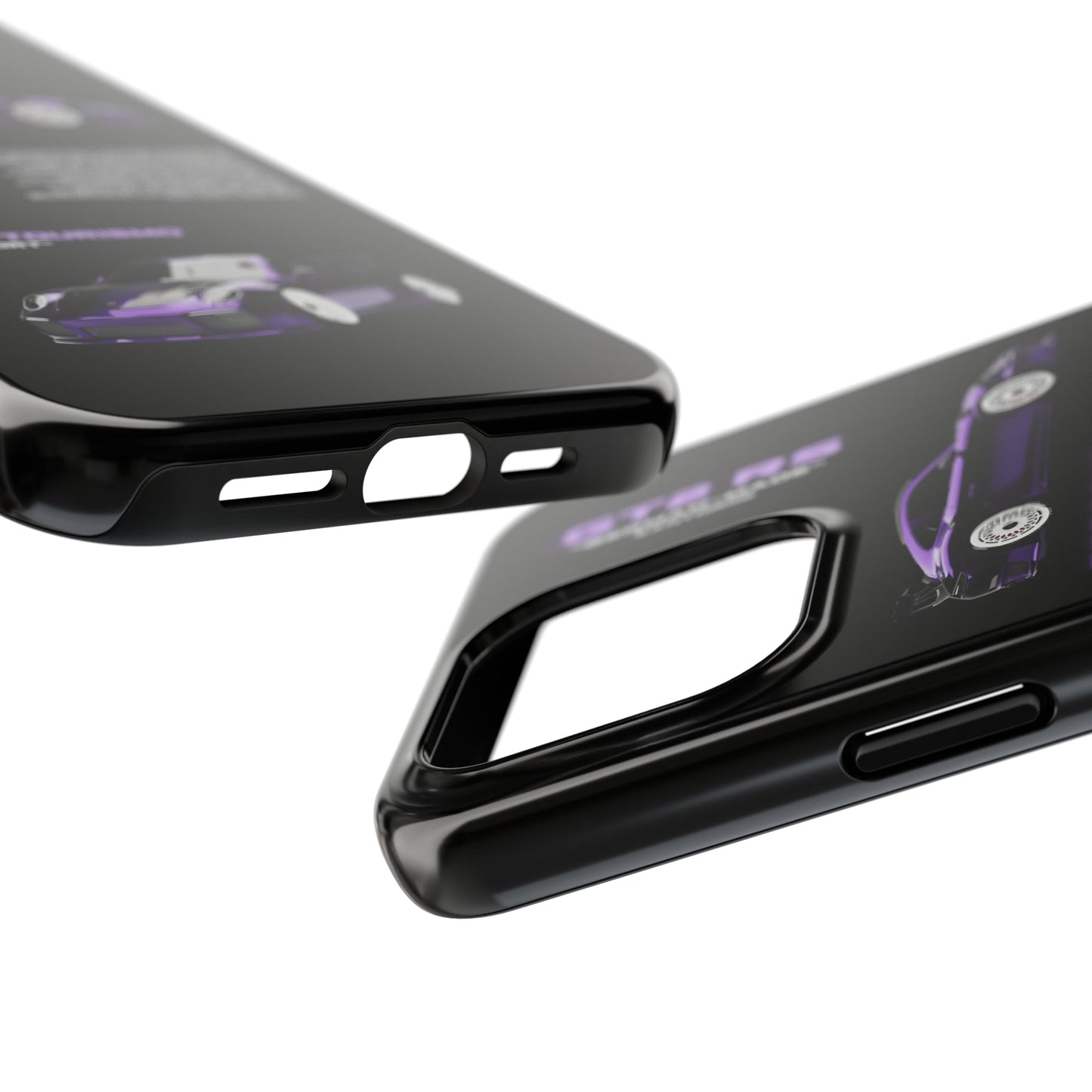 "Purple Candy" Black Case