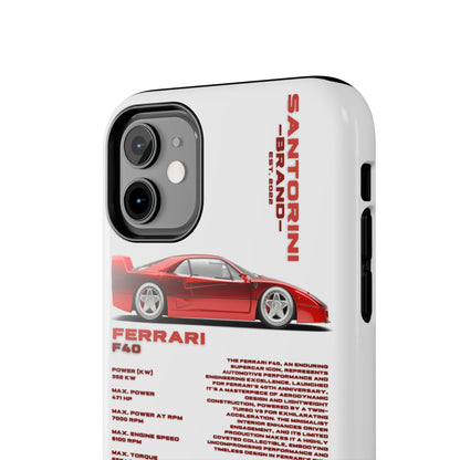 "Ferrari F40" White Case