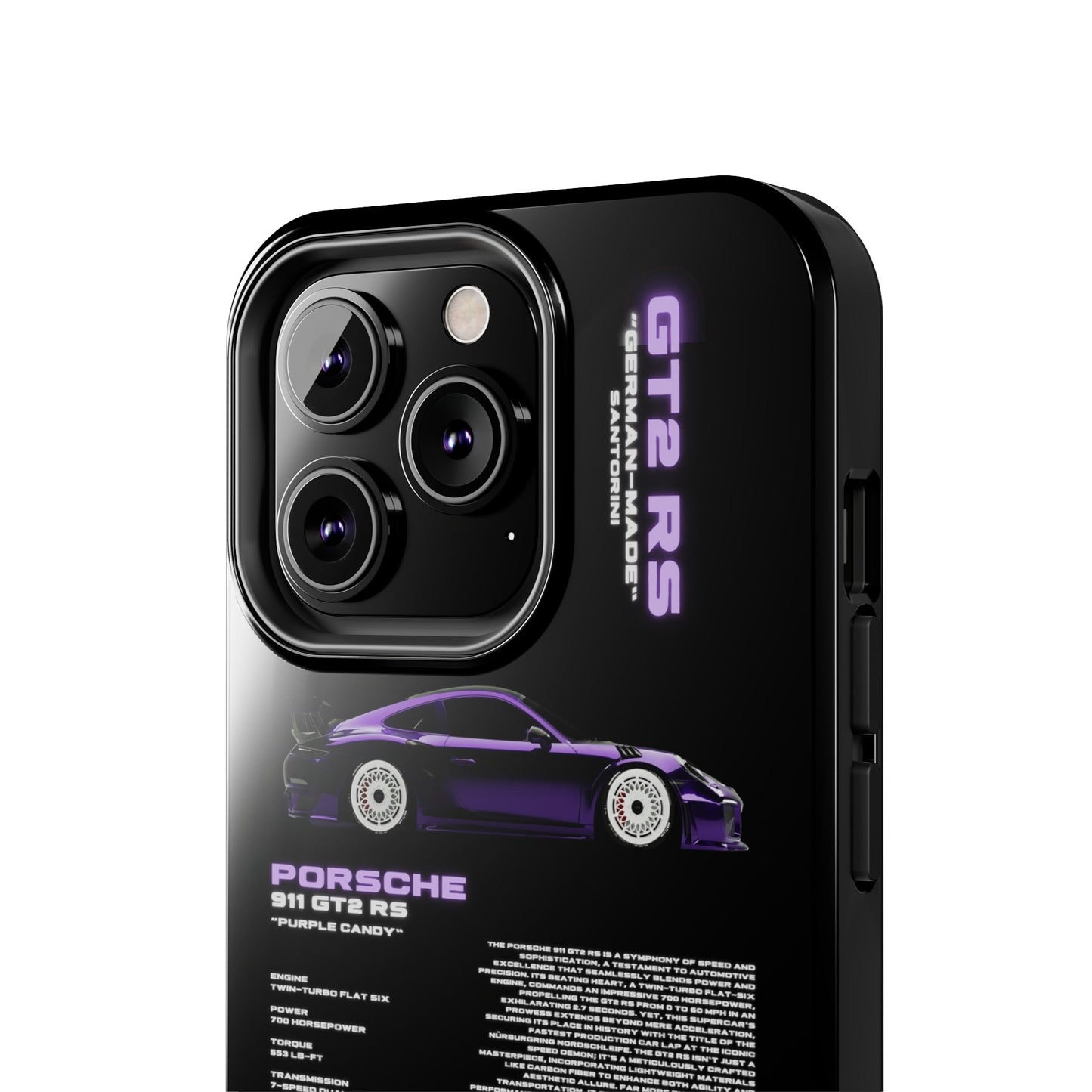 "Purple Candy" Black Case