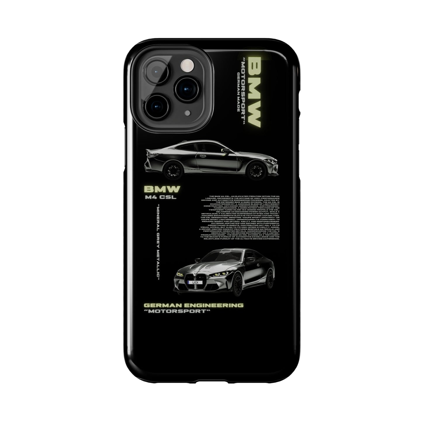 "M4 CSL" Black Case