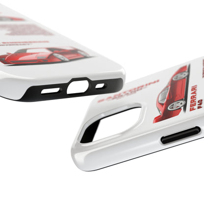 "Ferrari F40" White Case