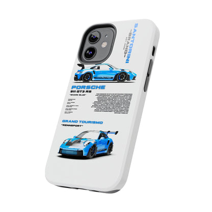 "Shark Blue" White Case