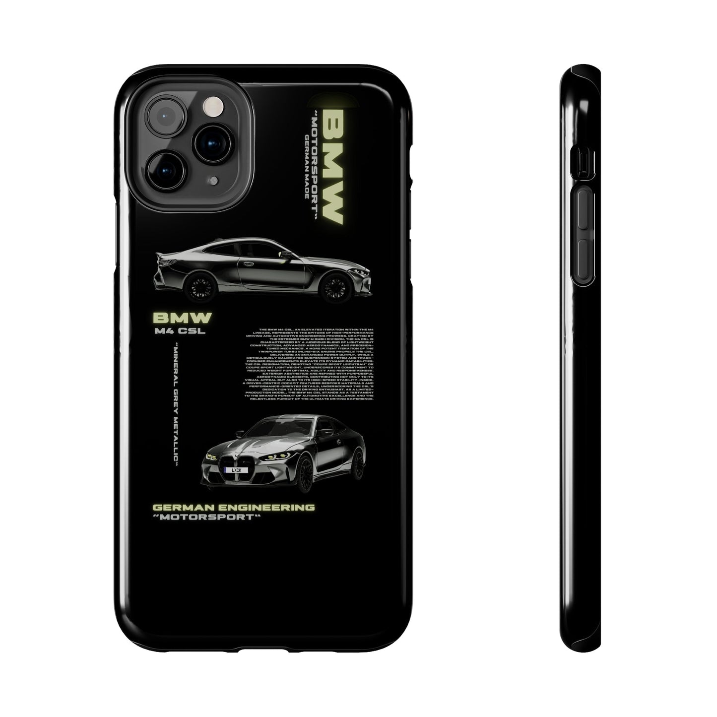 "M4 CSL" Black Case