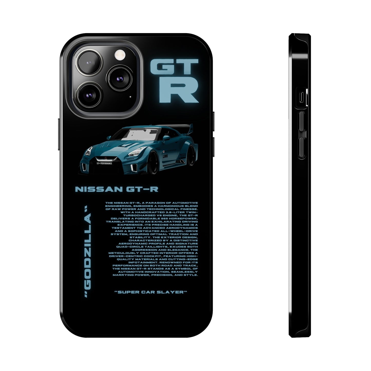 "Nissan GT-R" Black Case