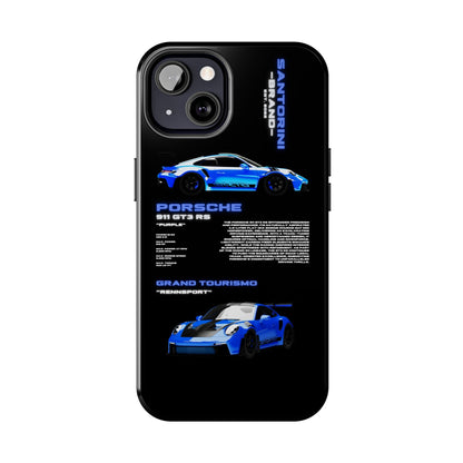 "Shark Blue" Black Case