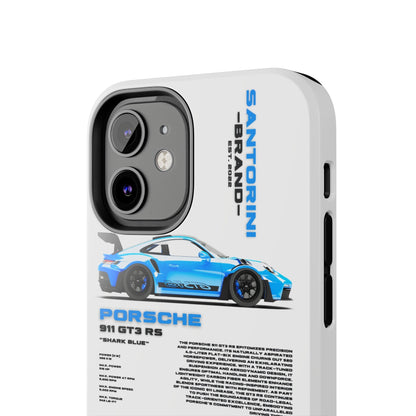 "Shark Blue" White Case