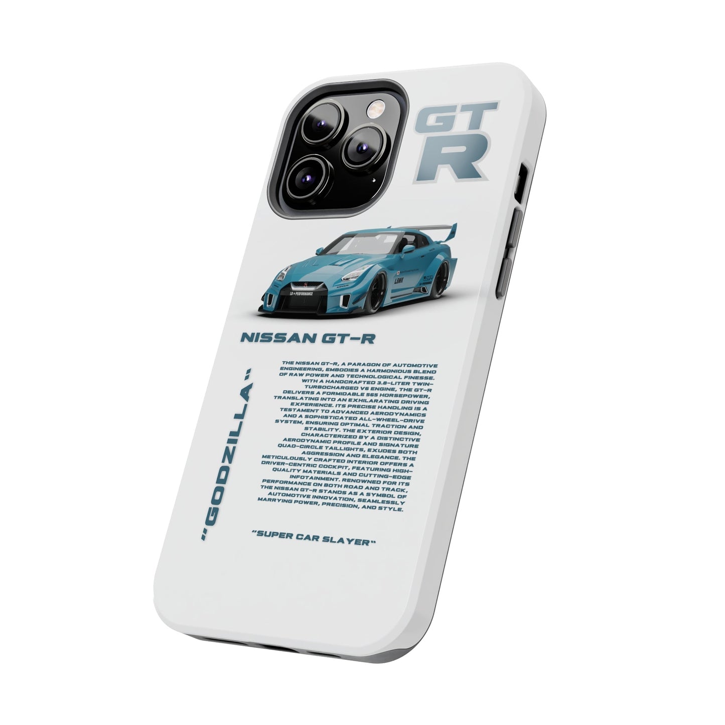 "Nissan GTR" White Case