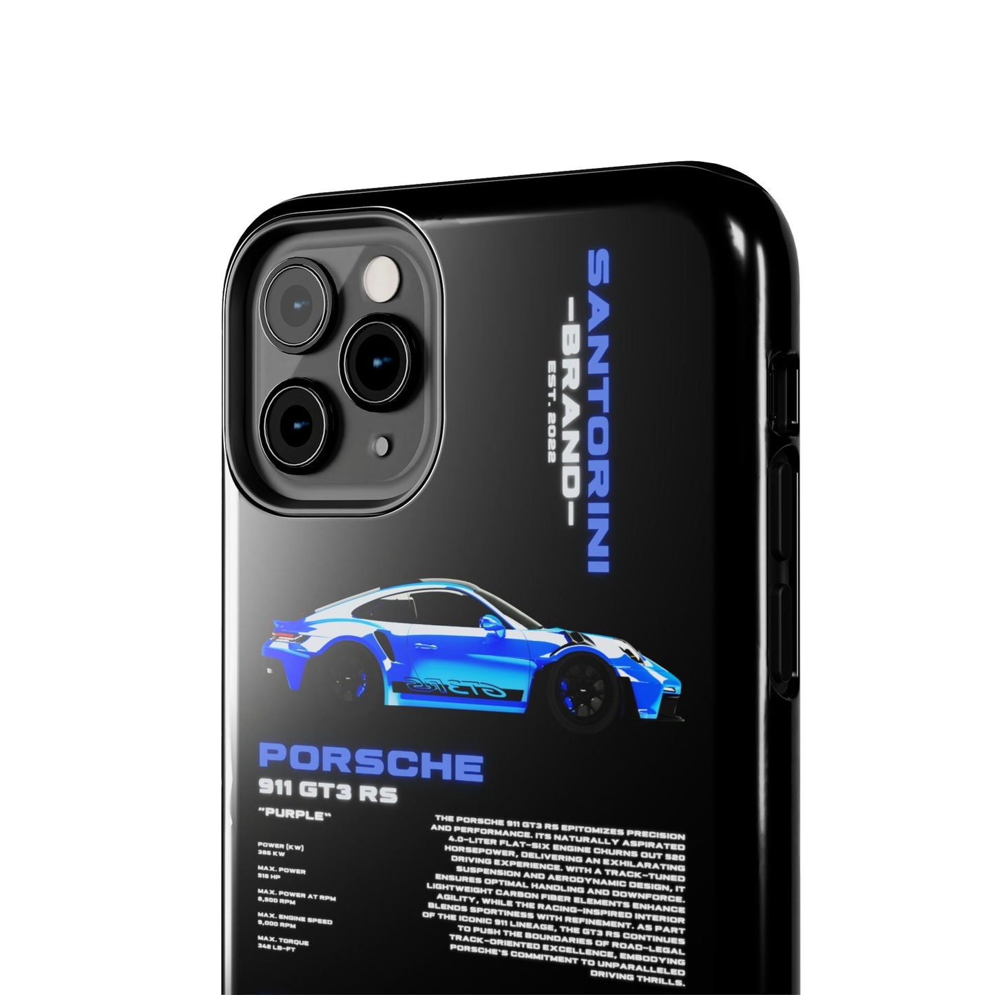 "Shark Blue" Black Case