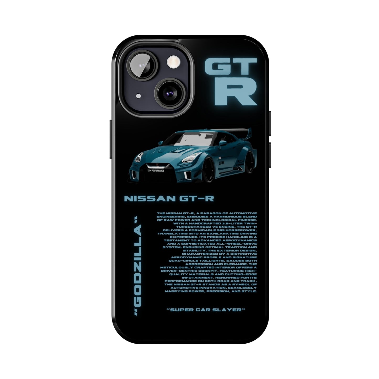 "Nissan GT-R" Black Case