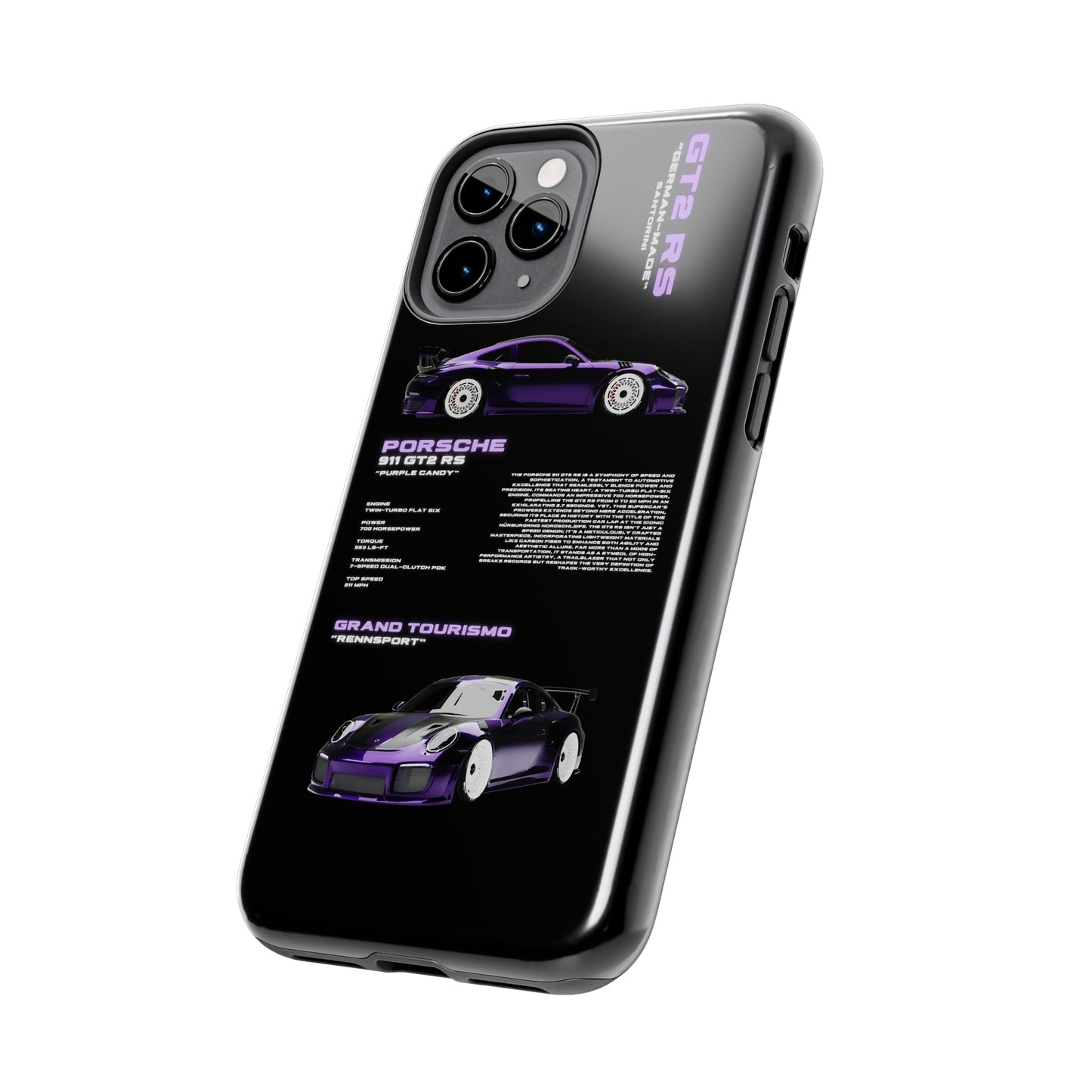 "Purple Candy" Black Case