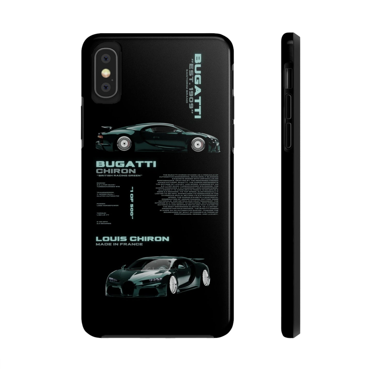 "Bugatti" Black Case