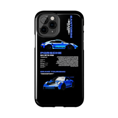 "Shark Blue" Black Case