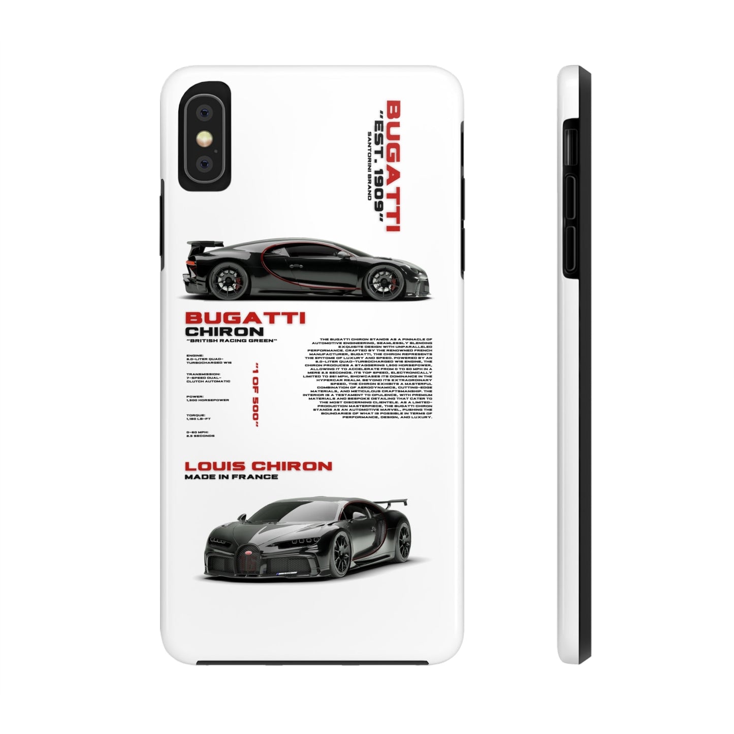 "Bugatti Chiron" White Case