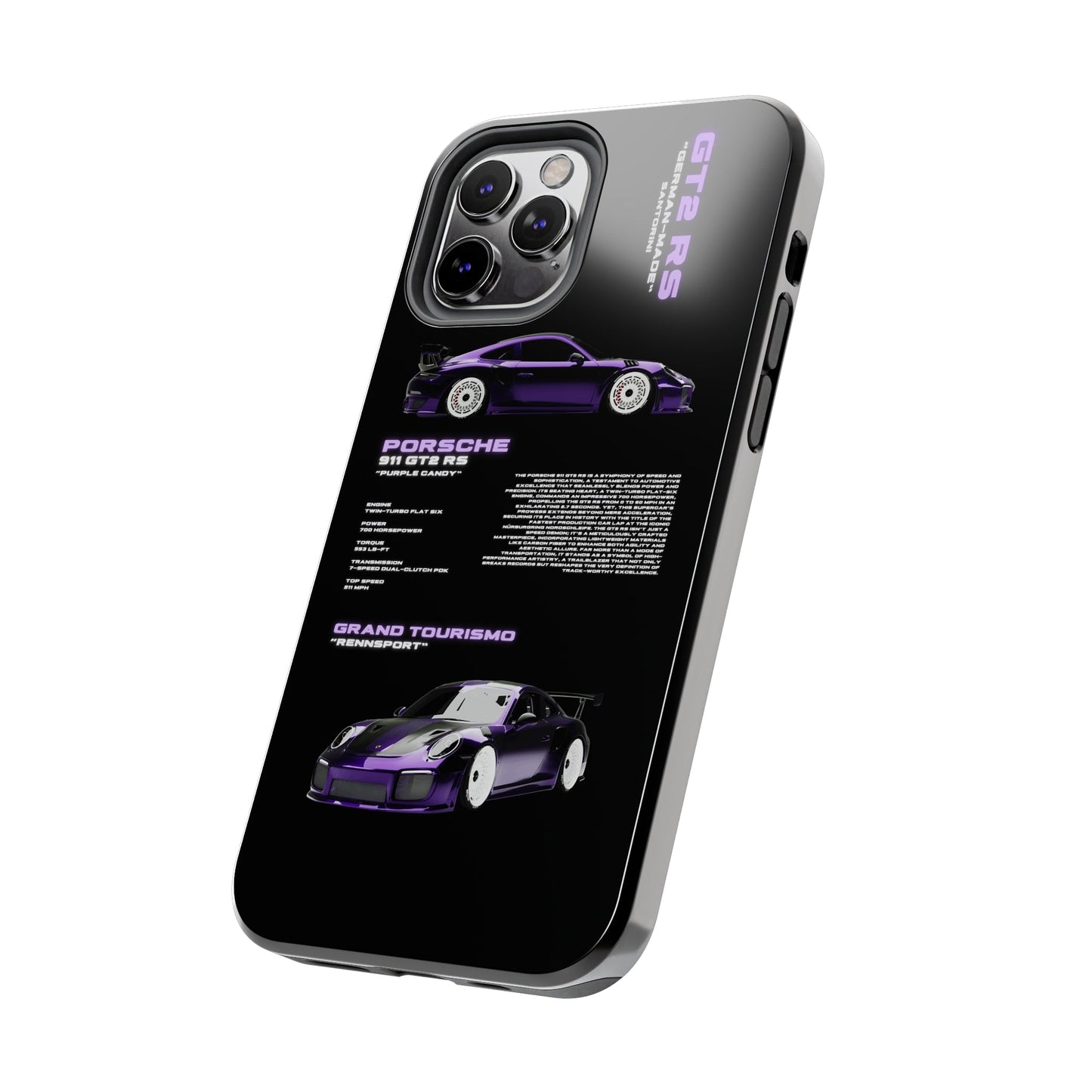 "Purple Candy" Black Case